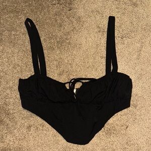 Princess Polly Black Milk Maid Corset Top